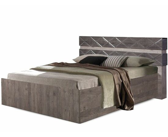 Кровать «Монако-1 1600» (п/м) КМК 0673.3, Сосна натуральная/Дуб шале графит, изображение 2 | Интернет магазин мебели и декора LifeDekor