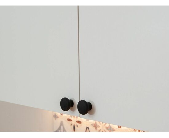 Кухонный гарнитур «Ева» 100см, Белый шагрень (дуб классический), изображение 9 | Интернет магазин мебели и декора LifeDekor