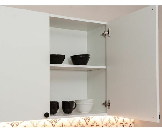 Кухонный гарнитур «Ева» 120см, Белый шагрень (дуб классический), изображение 13 | Интернет магазин мебели и декора LifeDekor