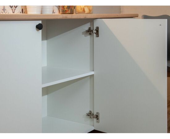 Кухонный гарнитур «Ева» 120см, Белый шагрень (дуб классический), изображение 9 | Интернет магазин мебели и декора LifeDekor