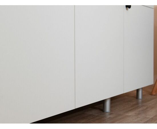 Кухонный гарнитур «Ева» 120см, Белый шагрень (дуб классический), изображение 10 | Интернет магазин мебели и декора LifeDekor