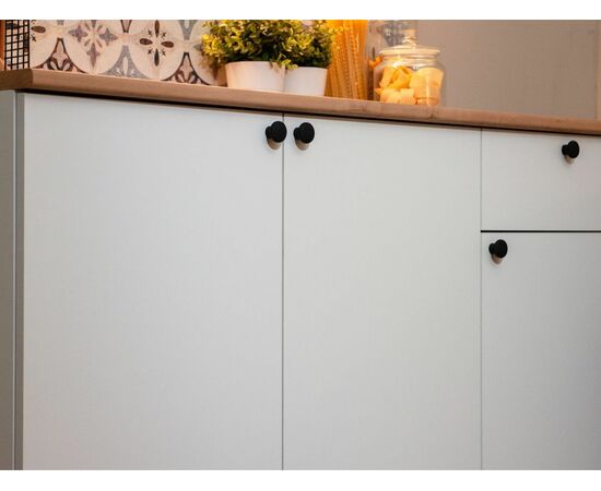 Кухонный гарнитур «Ева» 150см, Белый шагрень (дуб классический), изображение 12 | Интернет магазин мебели и декора LifeDekor