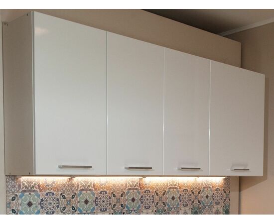 Кухонный гарнитур «Ника» Глосс 2,4м, Белый глянец, изображение 4 | Интернет магазин мебели и декора LifeDekor