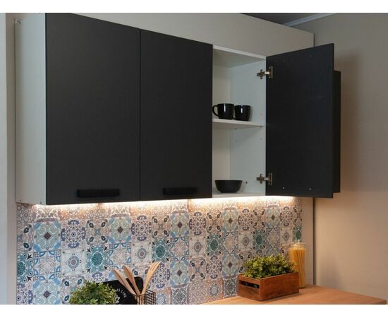 Кухонный гарнитур «Ника» Нео 1,8м, Антрацит/Белый, изображение 6 | Интернет магазин мебели и декора LifeDekor