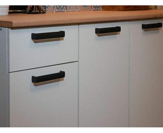 Кухонный гарнитур «Ника» Нео 2,4м, Антрацит/Белый, изображение 8 | Интернет магазин мебели и декора LifeDekor