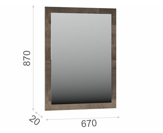 Прихожая «Стокгольм», Дуб гранж песочный/железный камень, изображение 4 | Интернет магазин мебели и декора LifeDekor