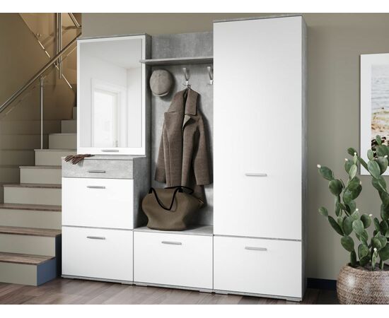 Вешалка «Виола», Ателье светлый/белый, изображение 4 | Интернет магазин мебели и декора LifeDekor