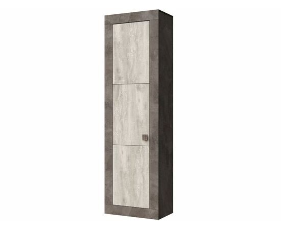 Шкаф «Лондон 1Д» КМК 0467.8, Оникс/Бетон пайн светлый | Интернет магазин мебели и декора LifeDekor