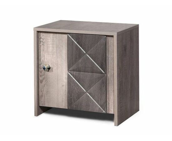 Тумба «Монако 1Д» КМК 0673.11, Сосна натуральная/Дуб шале графит | Интернет магазин мебели и декора LifeDekor