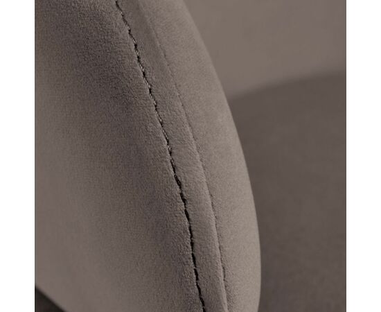 Стул-полукресло Emil латте с золотыми ножками, изображение 8 | Интернет магазин мебели и декора LifeDekor