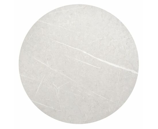 Набор кофейных столиков Tango бежевый мрамор с белыми ножками, 2шт, изображение 6 | Интернет магазин мебели и декора LifeDekor