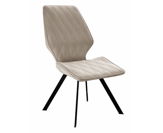 Стул DikLine 242M B03 BEIGE/ ножки черные | Интернет магазин мебели и декора LifeDekor