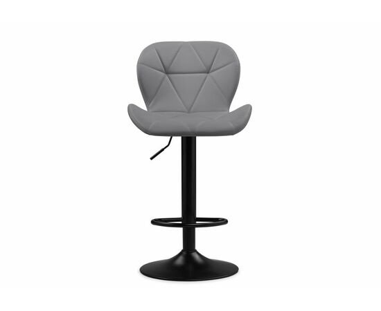 Барный стул Trio light gray / black, изображение 2 | Интернет магазин мебели и декора LifeDekor