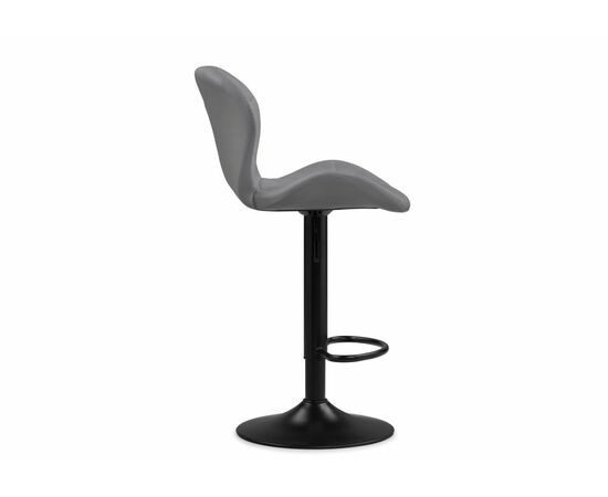 Барный стул Trio light gray / black, изображение 3 | Интернет магазин мебели и декора LifeDekor