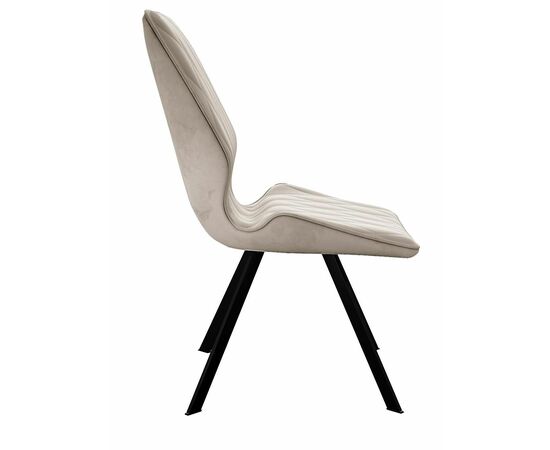 Стул DikLine 242M B03 BEIGE/ ножки черные, изображение 2 | Интернет магазин мебели и декора LifeDekor