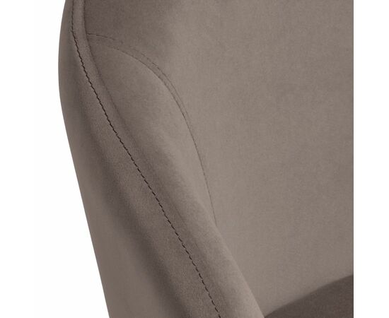 Стул-полукресло Emil латте с золотыми ножками, изображение 6 | Интернет магазин мебели и декора LifeDekor