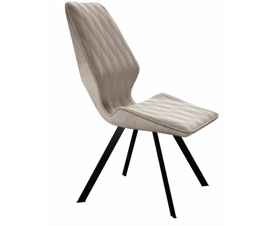 Стул DikLine 242M B03 BEIGE/ ножки черные, изображение 3 | Интернет магазин мебели и декора LifeDekor