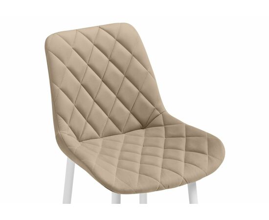 Барный стул Баодин К Б/К бежевый / белый, изображение 5 | Интернет магазин мебели и декора LifeDekor