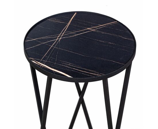 Журнальный столик Stone 01, керамика черная (арт.001.А001.A07), изображение 2 | Интернет магазин мебели и декора LifeDekor