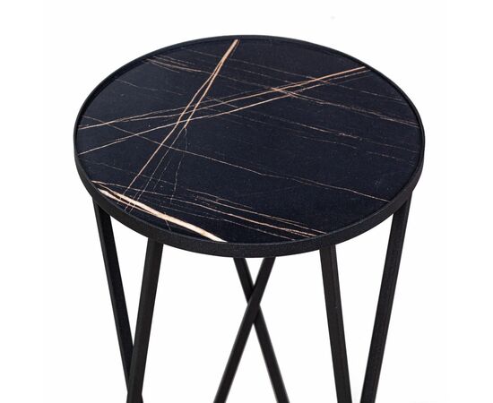 Журнальный столик Stone 01, керамика черная (арт.001.А001.A07), изображение 4 | Интернет магазин мебели и декора LifeDekor