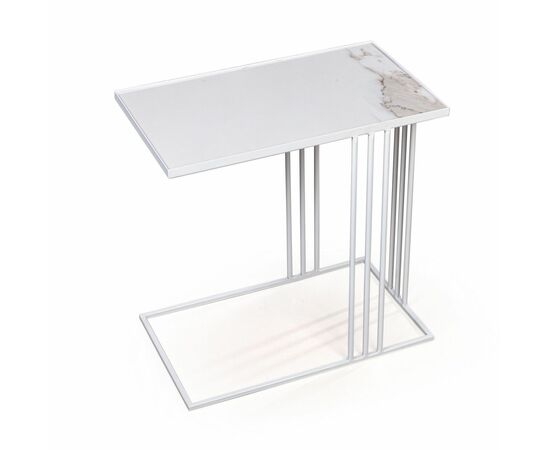 Журнальный столик Stone 026, керамика белая (арт. A026.D01) | Интернет магазин мебели и декора LifeDekor