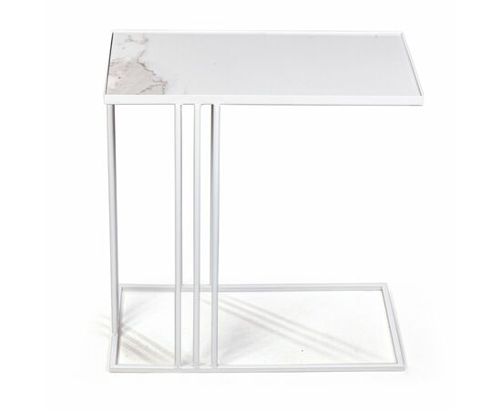 Журнальный столик Stone 026, керамика белая (арт. A026.D01), изображение 2 | Интернет магазин мебели и декора LifeDekor