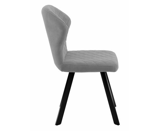 Стул DikLine 339 поворотный B22 GREY, ножки черные, изображение 2 | Интернет магазин мебели и декора LifeDekor