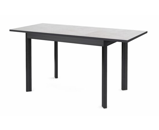 Стол DikLine L110 хромикс белый/ опоры черные, изображение 2 | Интернет магазин мебели и декора LifeDekor