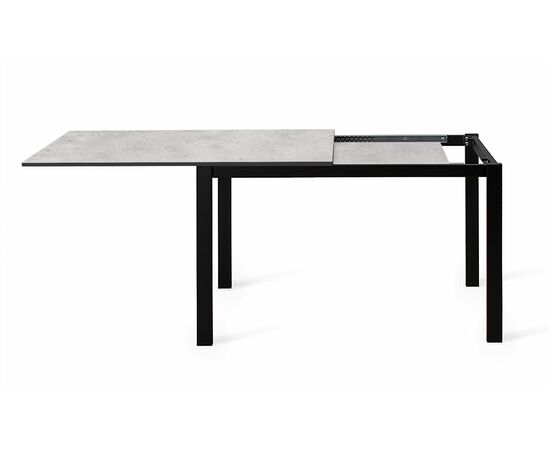 Стол DikLine L110 хромикс белый/ опоры черные, изображение 3 | Интернет магазин мебели и декора LifeDekor