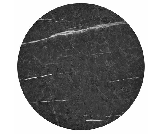 Набор кофейных столиков Tango орех и серый мрамор с чёрными ножками, 2шт, изображение 10 | Интернет магазин мебели и декора LifeDekor