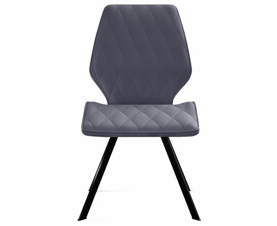 Стул DikLine 243 B28 ANTRACITE поворотный/ ножки черные, изображение 3 | Интернет магазин мебели и декора LifeDekor