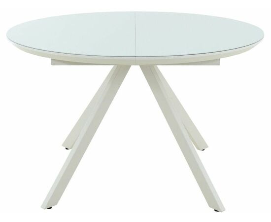 Стол «Лондон» исп. 1, стекло Opti СВ, белый, изображение 3 | Интернет магазин мебели и декора LifeDekor