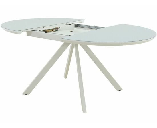 Стол «Лондон» исп. 1, стекло Opti СВ, белый, изображение 4 | Интернет магазин мебели и декора LifeDekor