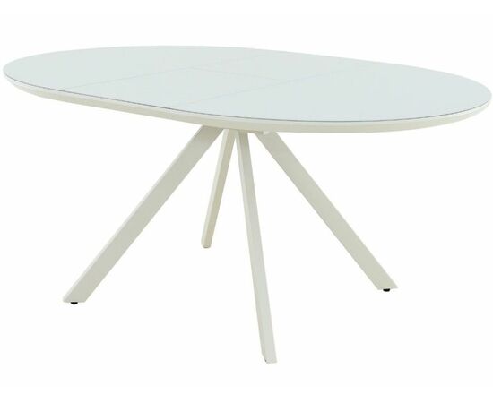 Стол «Лондон» исп. 1, стекло Opti СВ, белый, изображение 5 | Интернет магазин мебели и декора LifeDekor