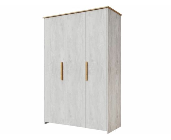 Шкаф «Скандинавия 3Д» КМК 0905.7, бетон пайн светлый/ дуб наварра, изображение 2 | Интернет магазин мебели и декора LifeDekor