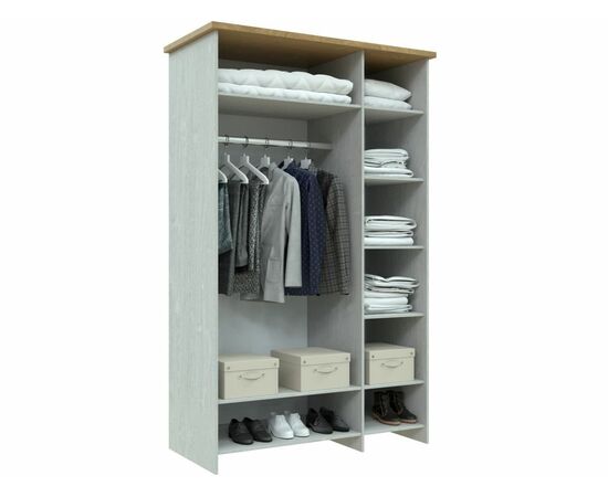 Шкаф «Скандинавия 3Д» КМК 0905.7, бетон пайн светлый/ дуб наварра, изображение 4 | Интернет магазин мебели и декора LifeDekor