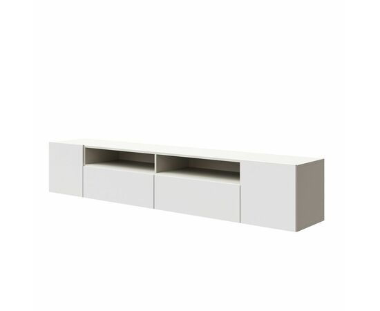 Стенка «Женева», Белая/ Белый глянец, изображение 5 | Интернет магазин мебели и декора LifeDekor