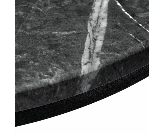 Набор кофейных столиков Tango орех и серый мрамор с чёрными ножками, 2шт, изображение 11 | Интернет магазин мебели и декора LifeDekor