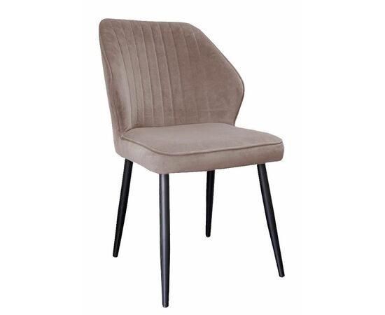 Стул DikLine 222М B5 LATTE, ножки черные | Интернет магазин мебели и декора LifeDekor