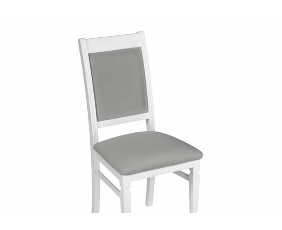 Стул деревянный Арнол серый / белый, изображение 5 | Интернет магазин мебели и декора LifeDekor