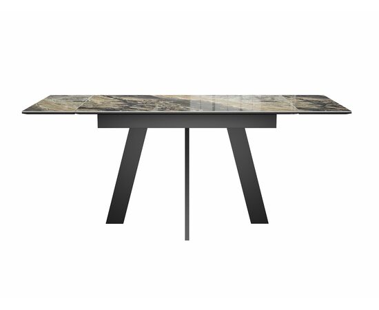 Стол DikLine SKM120 Керамика Amadeus/подстолье черное/опоры черные, изображение 3 | Интернет магазин мебели и декора LifeDekor