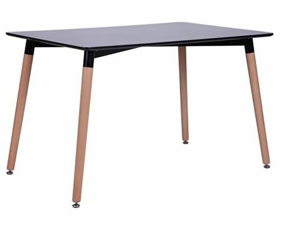 Стол EAMES 2 черный 120*80 см | Интернет магазин мебели и декора LifeDekor