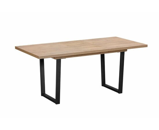 Стол JACK 138-180*85 Дуб Канзас/черный, изображение 4 | Интернет магазин мебели и декора LifeDekor