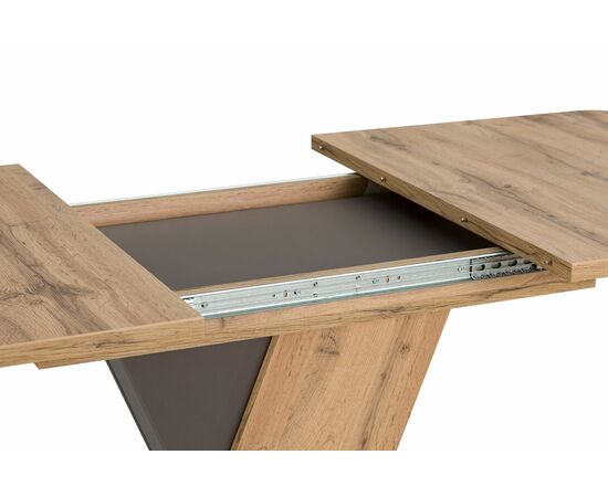 Стол Riga 120-160*80 Дуб вотан/ Вольфрам, изображение 4 | Интернет магазин мебели и декора LifeDekor
