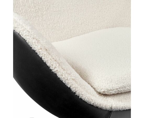 Кресло EGG STYLE CHAIR черный, экокожа, изображение 5 | Интернет магазин мебели и декора LifeDekor