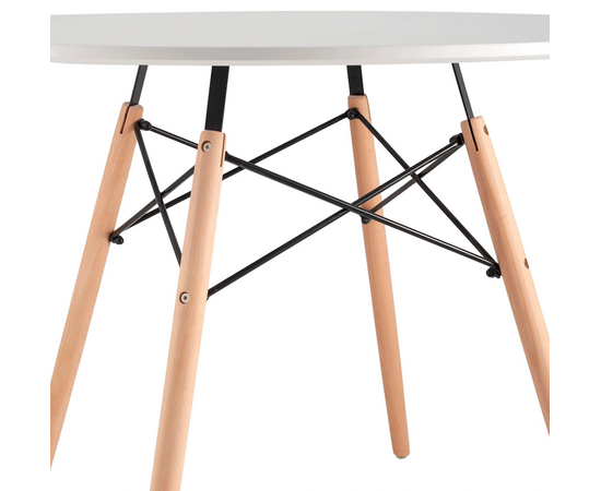 Стол EAMES белый D100, изображение 4 | Интернет магазин мебели и декора LifeDekor