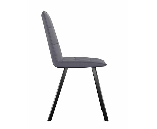 Стул DikLine 280 B28 ANTRACITE, ножки черные, изображение 4 | Интернет магазин мебели и декора LifeDekor