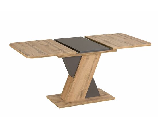 Стол Riga 120-160*80 Дуб вотан/ Вольфрам, изображение 3 | Интернет магазин мебели и декора LifeDekor