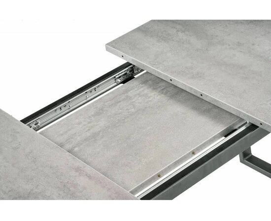 Стол JACK 138-180*85 Бетон Портленд/черный, изображение 6 | Интернет магазин мебели и декора LifeDekor