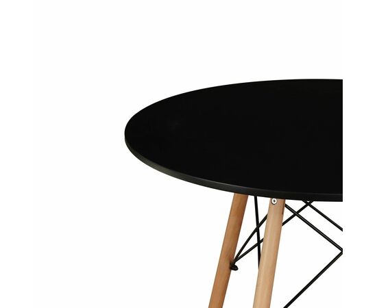 Стол EAMES черный D100, изображение 4 | Интернет магазин мебели и декора LifeDekor